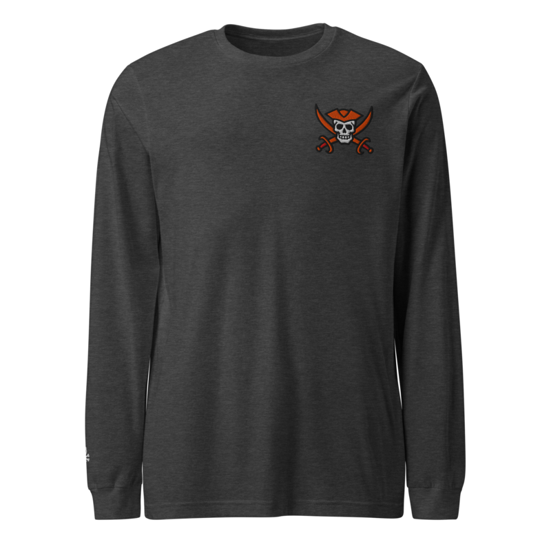 Tricorn & Cutlass Long Sleeve - Dark Grey Heather