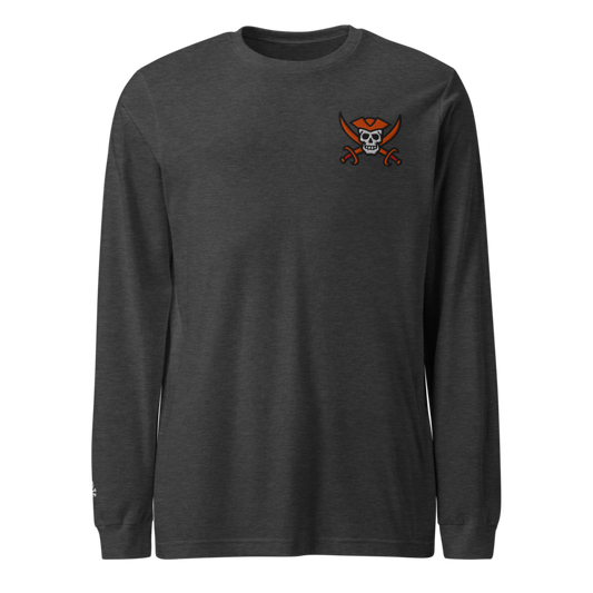 Tricorn & Cutlass Long Sleeve - Dark Grey Heather