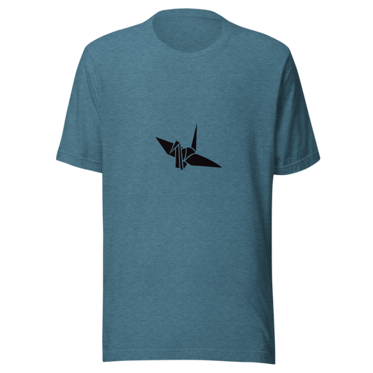 Origami Crane Embroidered T-Shirt