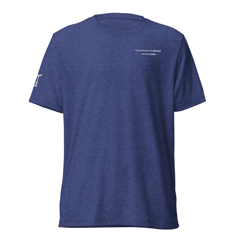 Miyamoto Musashi T-Shirt - Navy Triblend