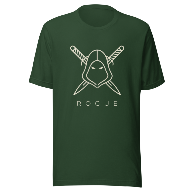 Rogue | TTRPG Class Icon Tee - Forest