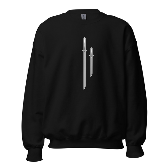 Samurai Katana Sweatshirt - Black