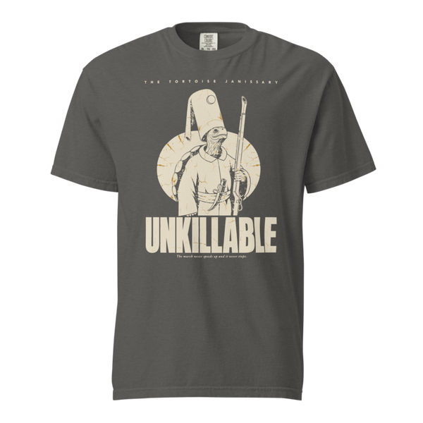 Tortoise Janissary | Unkillable Warrior Tee - Pepper