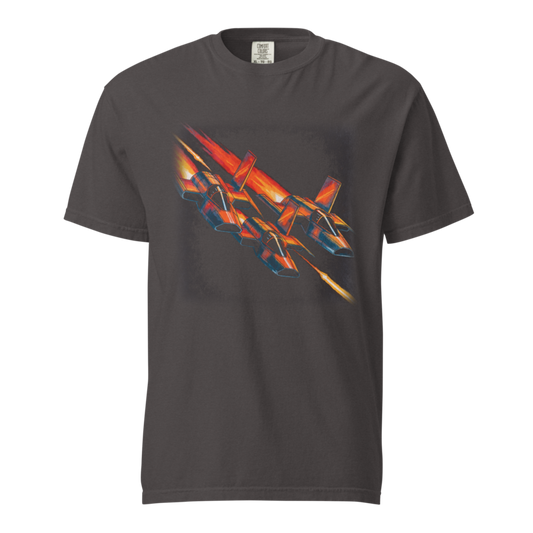 Down the Trench | Retro Space Opera Tee - Graphite