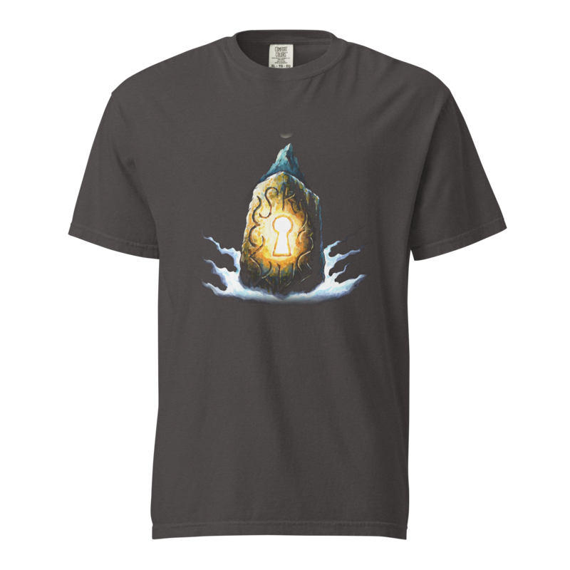Moon Runes | Retro Fantasy Tee - Graphite