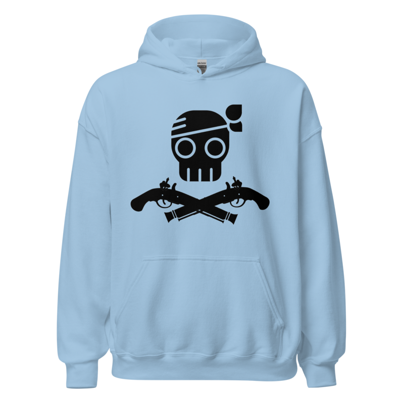 Dead Men Tell No Tales Hoodie - Light Blue