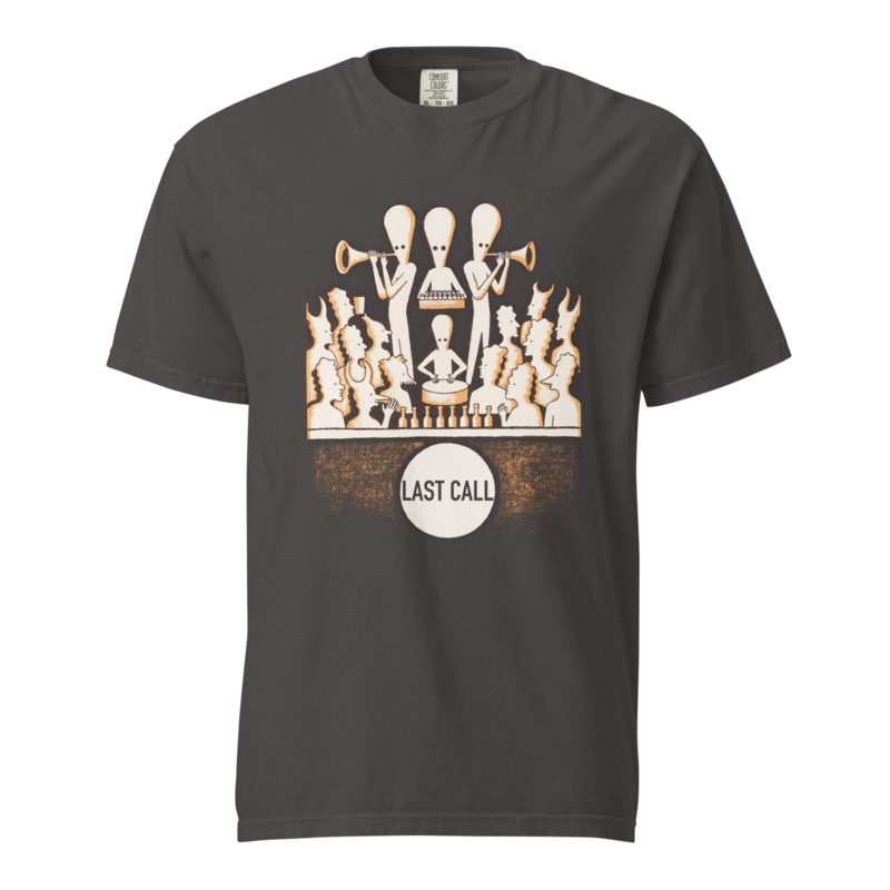 Last Call | Retro Space Opera Tee - Graphite