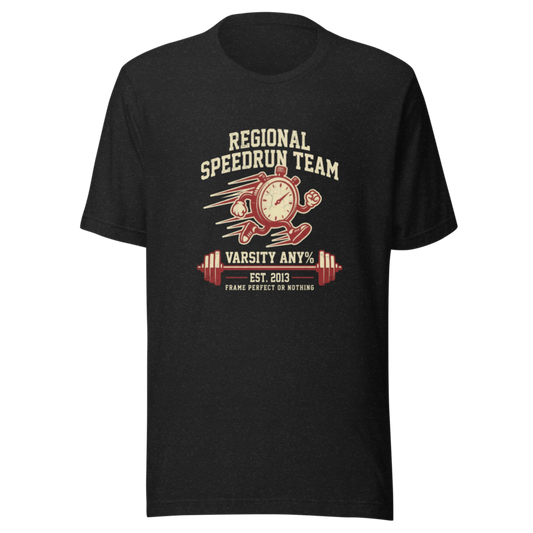 Regional Speedrun Team | Varsity Gamer Tee