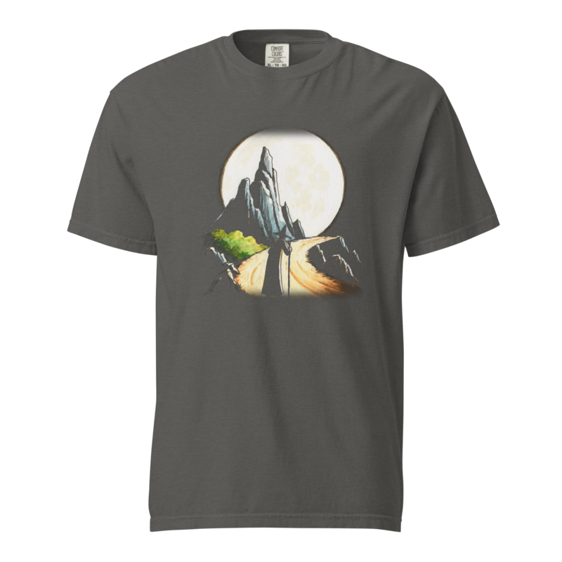 The Wandering Wizard | Retro Fantasy Tee - Pepper