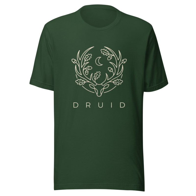Druid | TTRPG Class Icon Tee - Forest