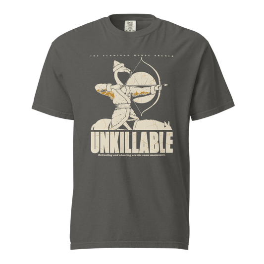 Flamingo Horse Archer | Unkillable Warrior Tee - Pepper