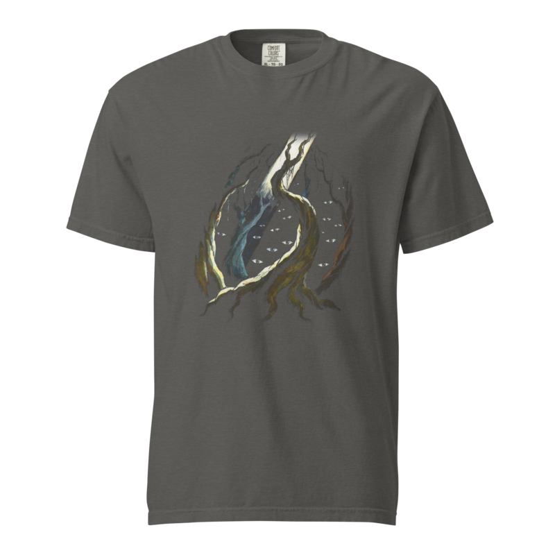 The Web Wood | Retro Fantasy Tee - Pepper