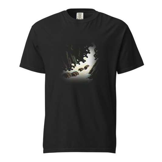 Downriver | Retro Fantasy Tee - Black