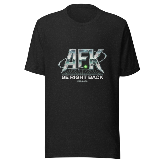 AFK (Be Right Back) | Y2K Chrome Tee