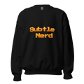 Subtle Nerd Retro Pixel Sweatshirt - Black