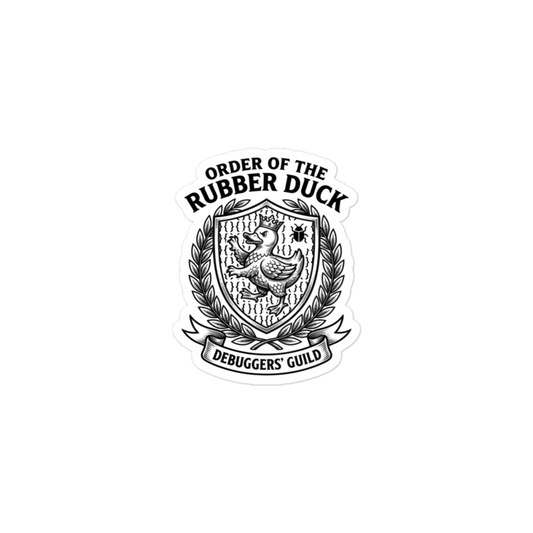 Order of the Rubber Duck sticker