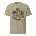 The Subtle Nerd Universe | d20 Montage Shirt | Vintage Tee - Khaki