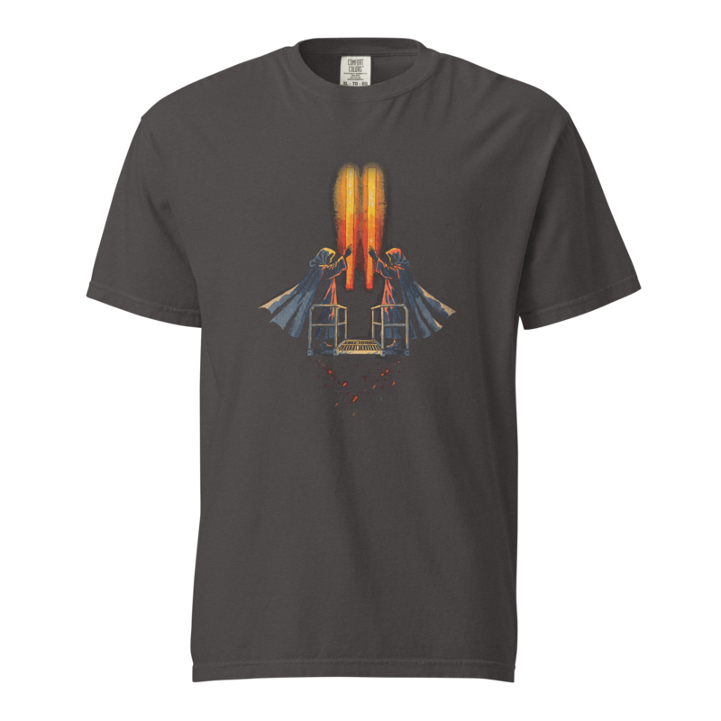 The Humming Blade | Retro Space Opera Tee - Graphite