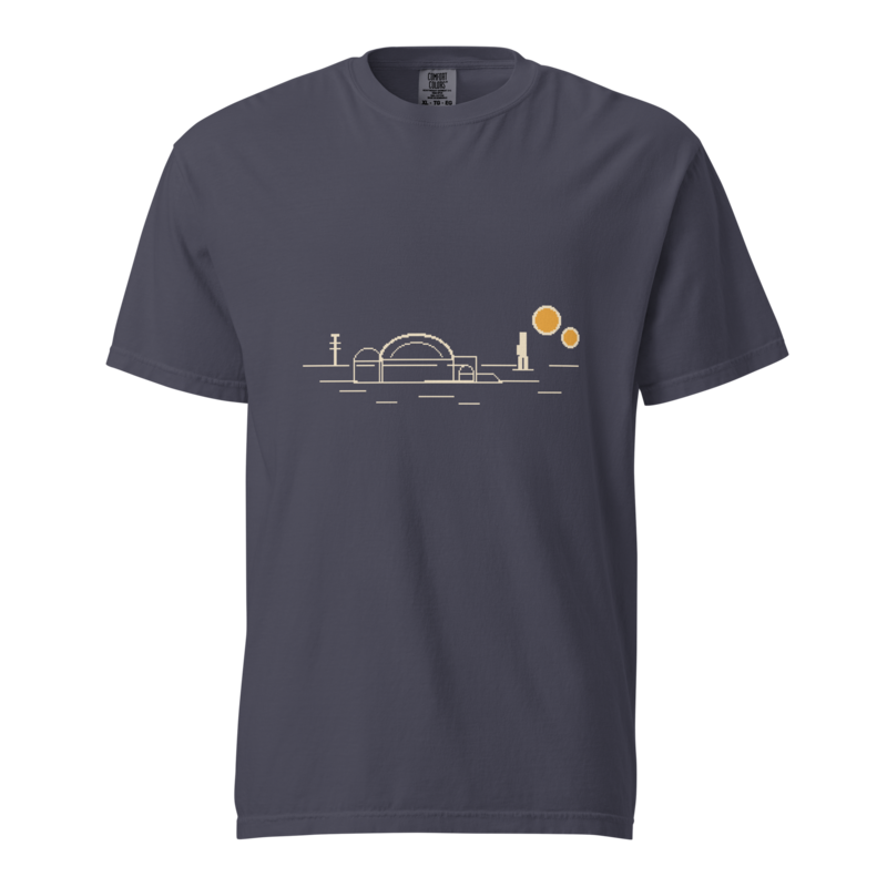 Second Sundown | Retro Space Opera Tee - Navy
