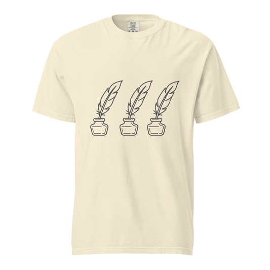 Writer's Inspiration | Quill & Ink Tee - Ivory