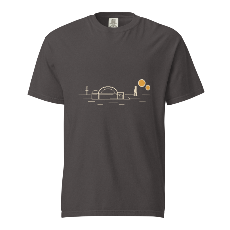 Second Sundown | Retro Space Opera Tee - Graphite