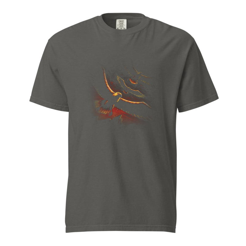 Over the Crags | Retro Fantasy Tee - Pepper