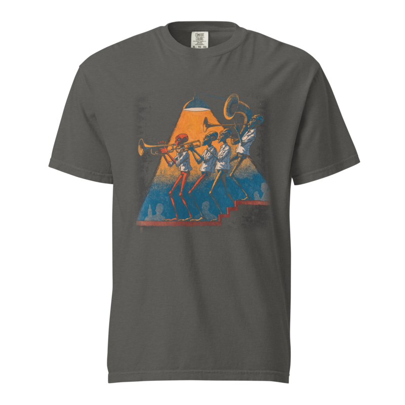 Last Call at the Spaceport | Retro Space Opera Tee - Pepper
