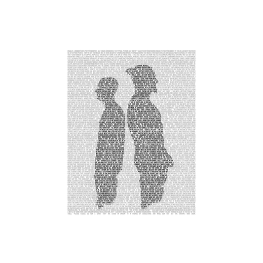 A Leaf and Pebble Lithograph Unisex T-Shirt design artwork