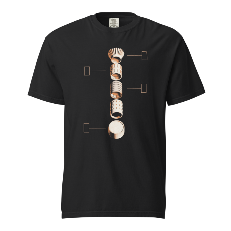 Pattern Nine | Retro Space Opera Tee - Black
