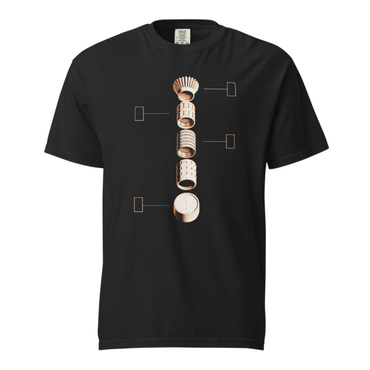 Pattern Nine | Retro Space Opera Tee - Black