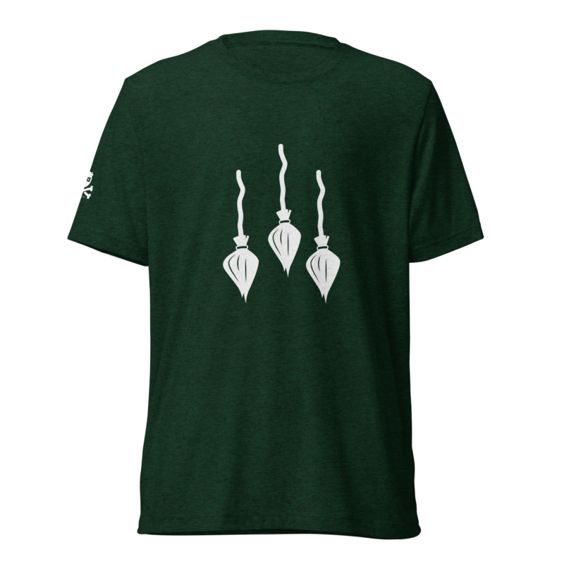 Three Broomsticks Shirt - Emerald Triblend