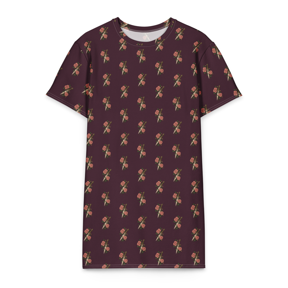 Thorns & Devotion | Romantasy Dress — Cotton T-Shirt — supplier mockup
