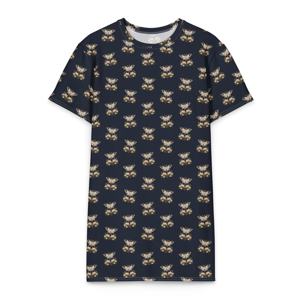 Midnight Marginalia | Romantasy Dress — Cotton T-Shirt — supplier mockup