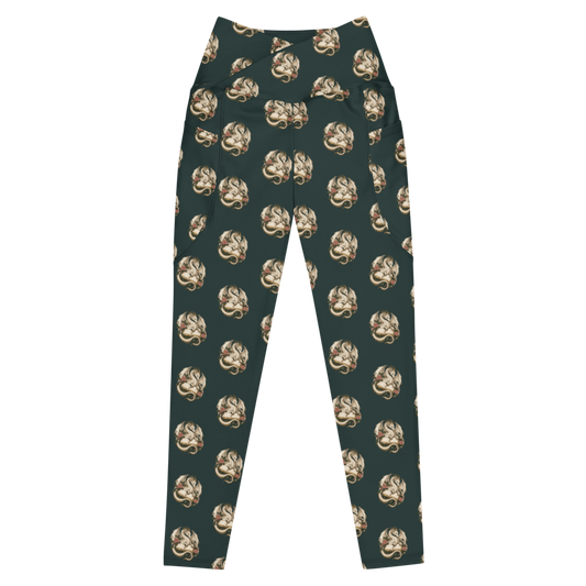 Dragonbound | Crossover & Flare Leggings — Crossover with Pockets — supplier mockup