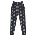 Midnight Marginalia | Crossover & Flare Leggings — Crossover with Pockets — supplier mockup