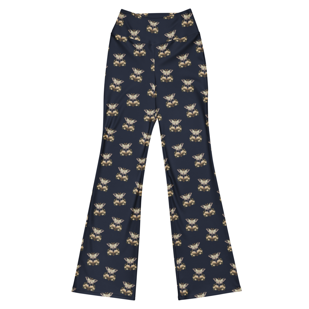Midnight Marginalia | Crossover & Flare Leggings — Flare — supplier mockup