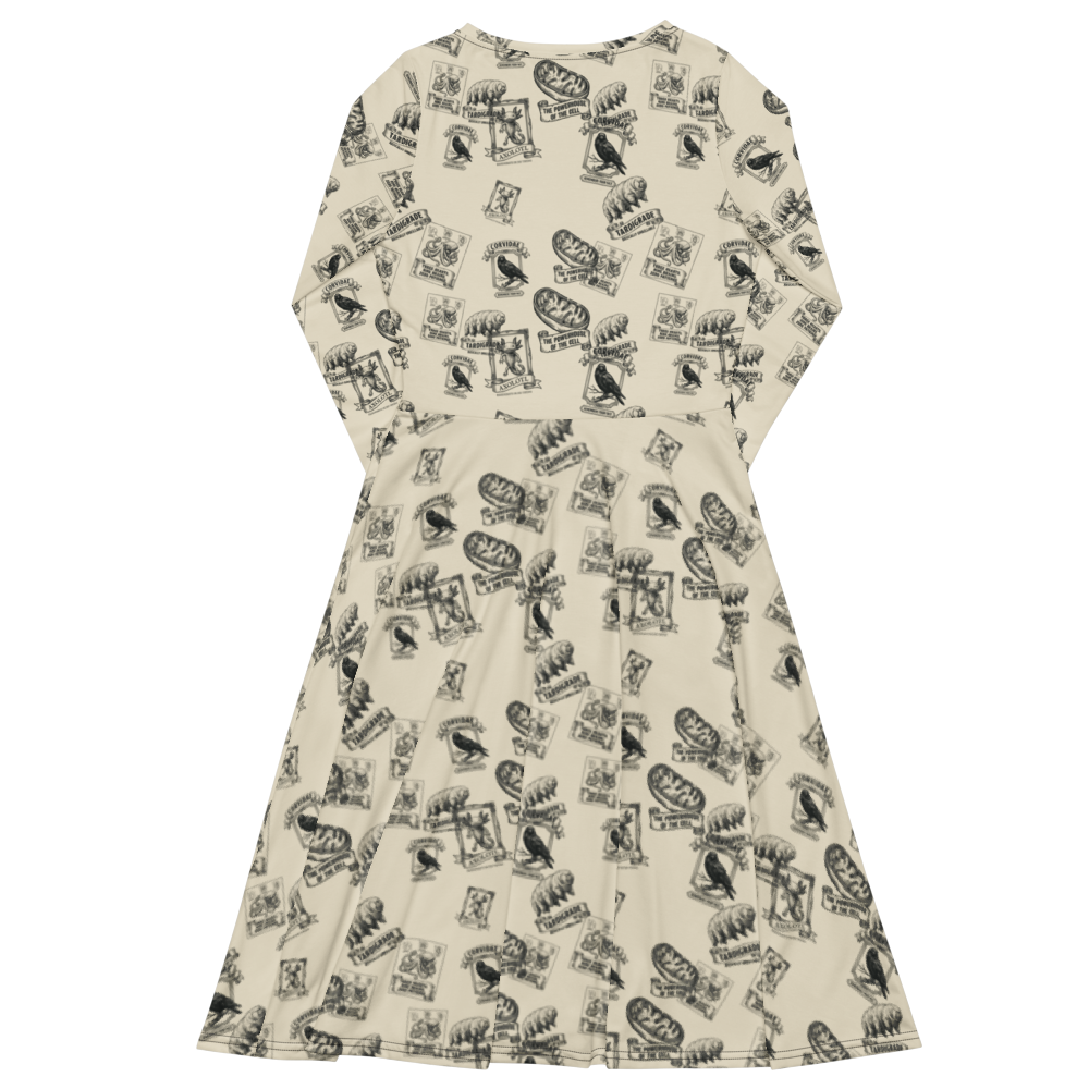 Specimen Plate, Cream | Dress - Midi with Pockets