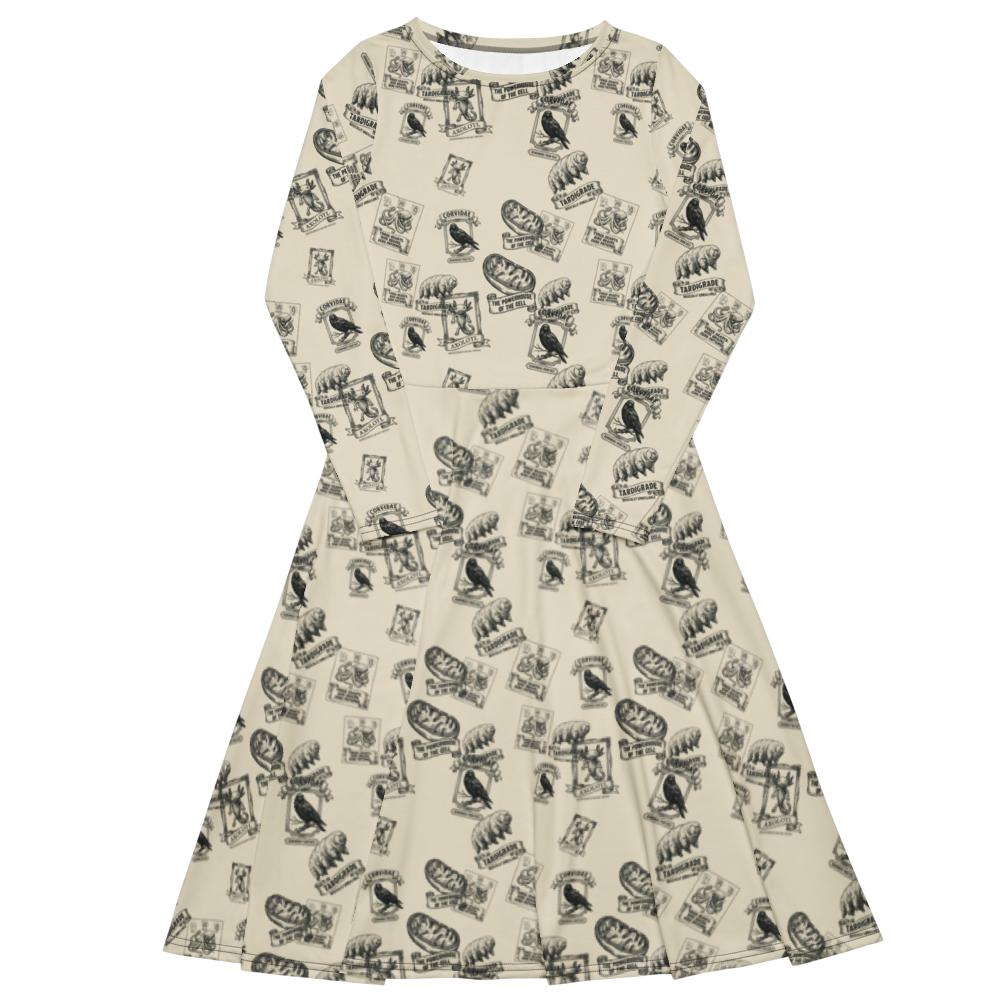 Specimen Plate, Cream | Dress - Midi with Pockets