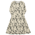 Specimen Plate, Cream | Dress - Midi with Pockets