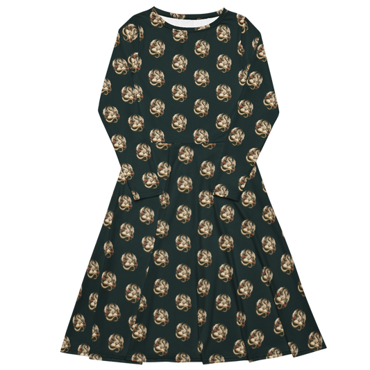 Dragonbound | Romantasy Dress — Midi with Pockets — supplier mockup