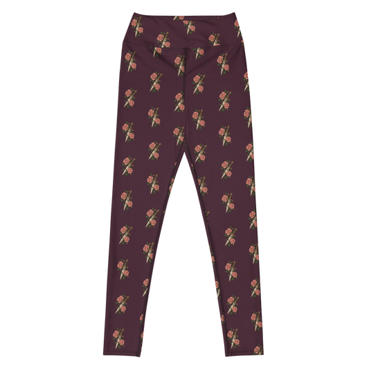 Thorns & Devotion | Bookish Yoga Leggings — Yoga Leggings — supplier mockup