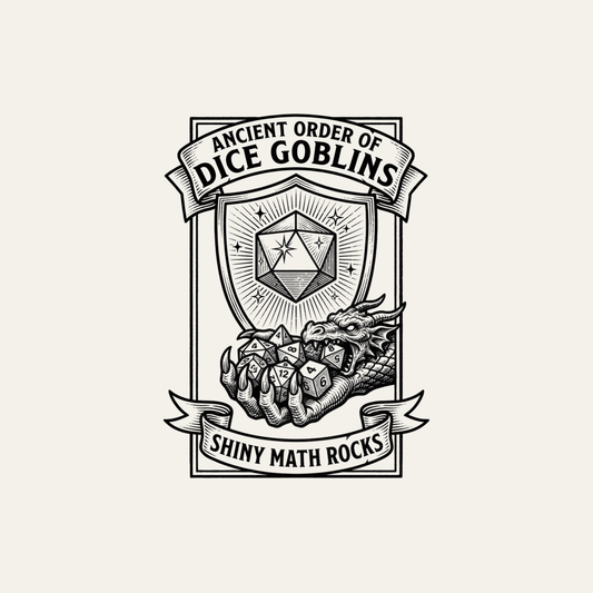Ancient Order of Dice Goblins | Crest Tee design artwork