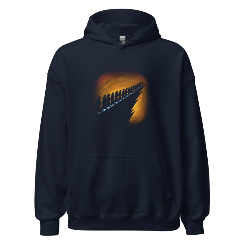 Thirteen and One | Retro Fantasy Hoodie - Navy