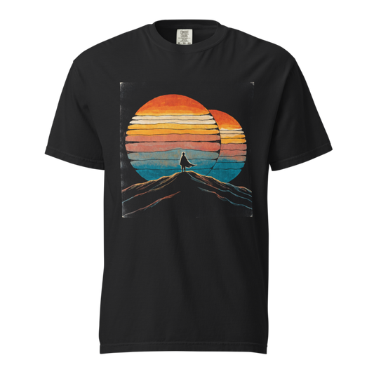 Twin Suns | Retro Space Opera Tee - Black