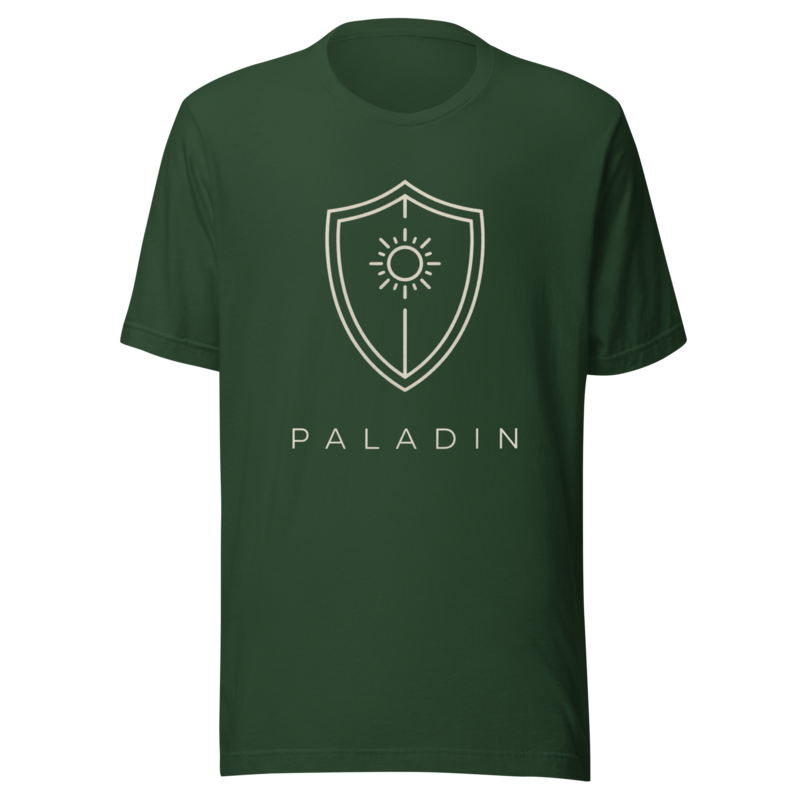 Paladin | TTRPG Class Icon Tee - Forest