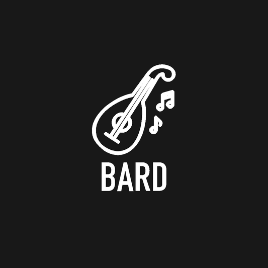 Bard | TTRPG Class Embroidered Patch design artwork
