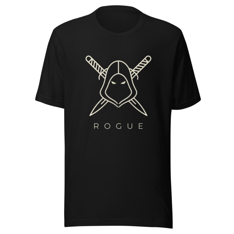 Rogue | TTRPG Class Icon Tee - Black