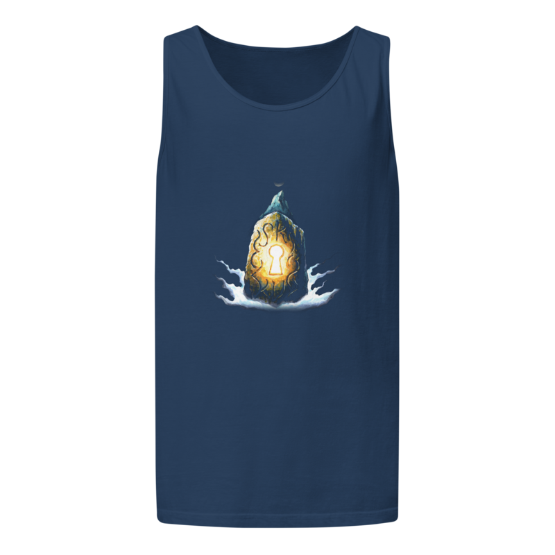 Moon Runes | Retro Fantasy Tank - True Navy