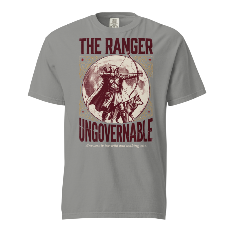 Ranger - Ungovernable | TTRPG Class Shirt | Vintage Tabletop RPG Tee