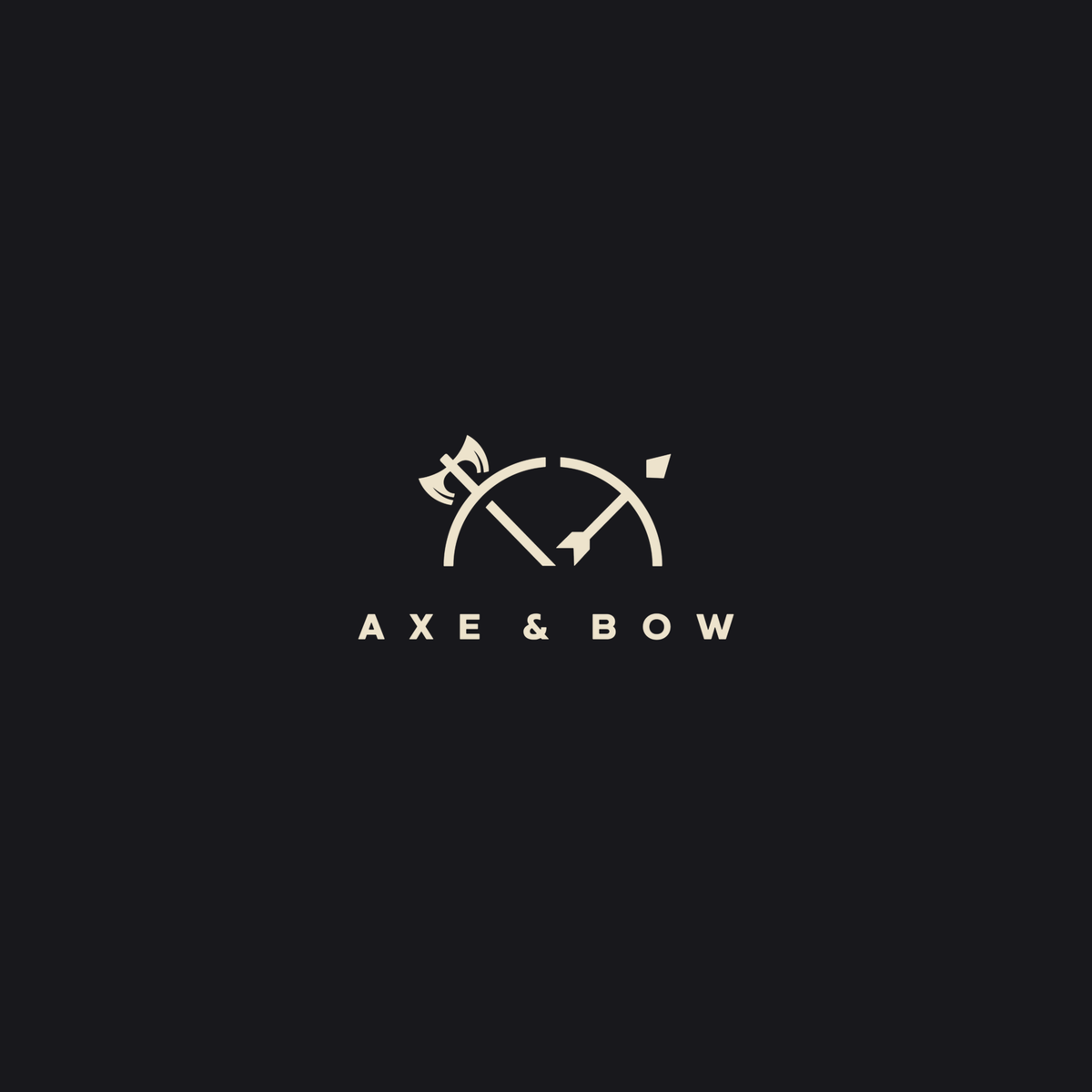 Classic Dad Hat with the Axe & Bow Twist design artwork